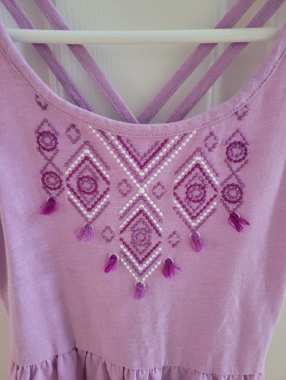 Gymboree Sundresses Lot of 2 Lilac & Leopard Gorls Size M 8